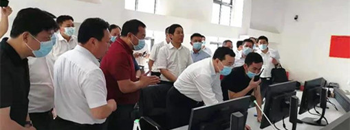 湖北省委常委、省委統(tǒng)戰(zhàn)部部長爾肯江·吐拉洪一行到大垸子泵站項目檢查指導工作