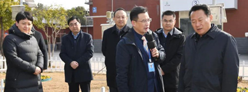 ?省委常委、市委書記虞愛華蒞臨中水三立調(diào)研指導